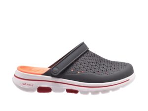 Skechers Foamies Go Walk 243016-DGray Orange White OK