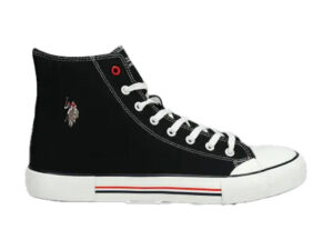 US Polo Assn Men Vlair Mid Top Sneakers Black