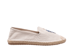 TTWN Bear Slip-On Beige Bear Character Canvas Shoes