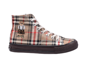 TTWN Bear Slip-On Black Canvas Small Bear Heads Shoes