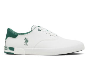 U.S. Men Central Lacing Solid Rojas  Sneaker white