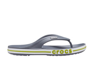 Crocs Bayaband Flip Charcoal/Volt Green