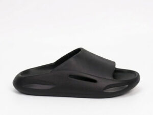 CUBS Kids Pillow Slipper High Platform Black