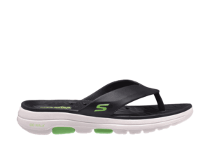 Skechers Foamies Go Walk Flip Flop 243024-Black White Green