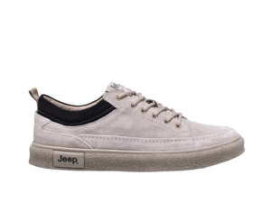 Jeep Low Cut Lace Court Sneaker-P12120300k-Beige