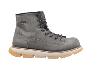 Jeep High Top Lace up Soft Leather Boot-P341291154-Olive