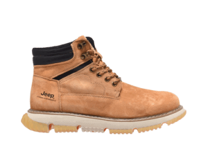 Jeep Ankle Lace up Padded Soft Leather Boot-P341291133-Camel