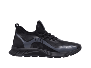 Jeep Mid Top Lace Hiking Sneaker-B231591386-Black