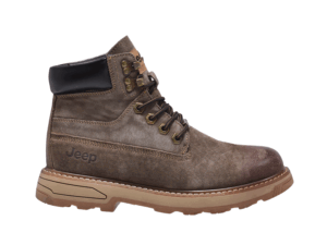 Jeep Ankle Lace up Padded Soft Leather Boot-PE224WAS546-Khaki