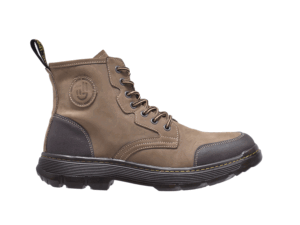 Jeep Ankle Lace Cap Toe Soft Leather Boot-P214M06083-Khaki