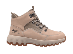Jeep Ankle Lace Casual Combat Boot-P241291101-Beige