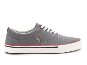 U.S. polo assn mens grey casual sneakers