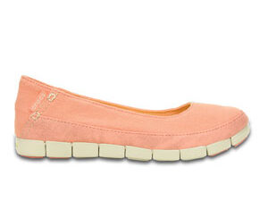 Crocs Stretch Sole Flat Melon Stucco