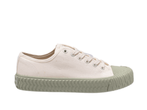 TTWN Bear Low-Top Mustard Green Canvas Biscuit Shoes